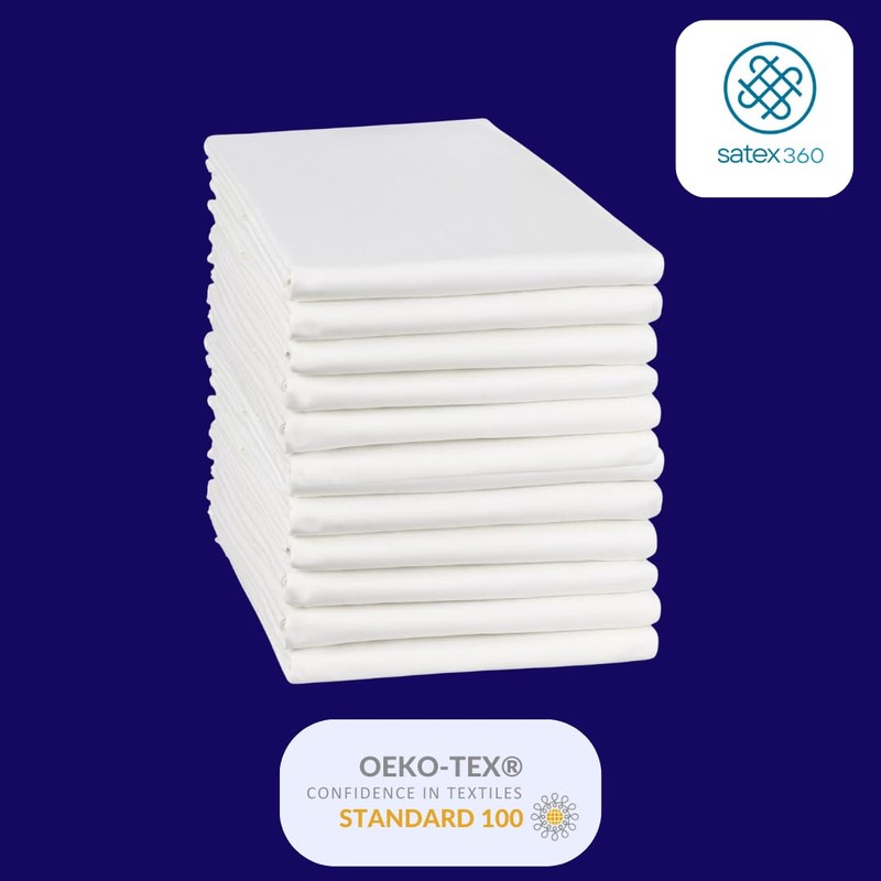 White Bed Sheet without Elastic Hotel Sheet House Towel Bed