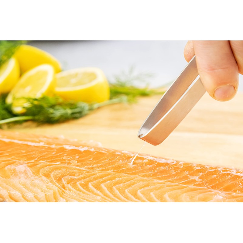 KitchenCraft Fish Tweezers, No Bones, Stainless Steel and Easy to