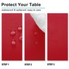 Hiasan Red Christmas Tablecloth Rectangle - Wrinkle Resistant and Waterproof