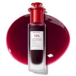 SKINTIFIC Peeling Solution Facial Exfoliante con 12% AHA BHA PHA LHA, Suero Facial con Ácido Glicólico y Salicílico para Cuidado de Piel con Tendencia