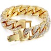 Mens Womens CZ Miami Cuban Link Hip Hop Iced Out