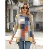 LOMON Women's Summer Tops Tunics to Wear With Leggings 3/4