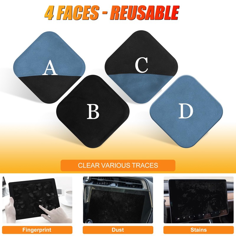 SuperKaKa Car Screen Cleaner- Vehicle Touchscreen Microfiber Cleaning Cloth, Touch