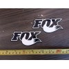 FOX Lot of 2 FOX Racing SHOCKS Decals Stickers Off