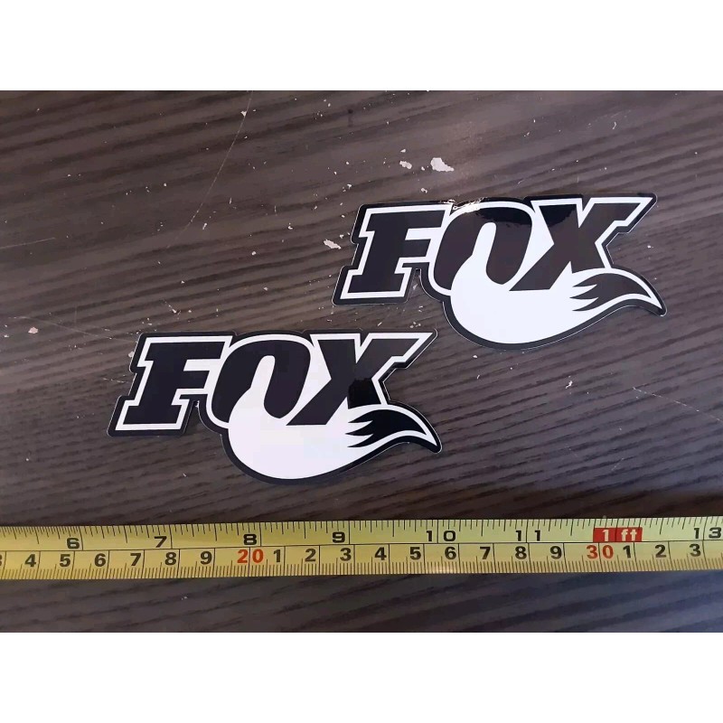 FOX Lot of 2 FOX Racing SHOCKS Decals Stickers Off