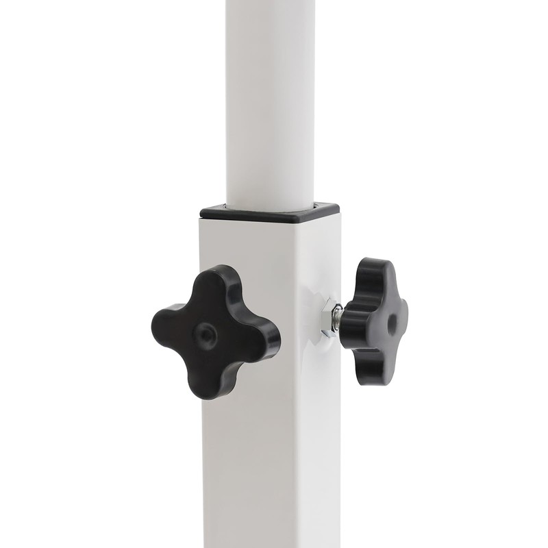 YIYIBYUS Adjustable Rolling Laptop Table Stand with Wheels, Portable Overbed