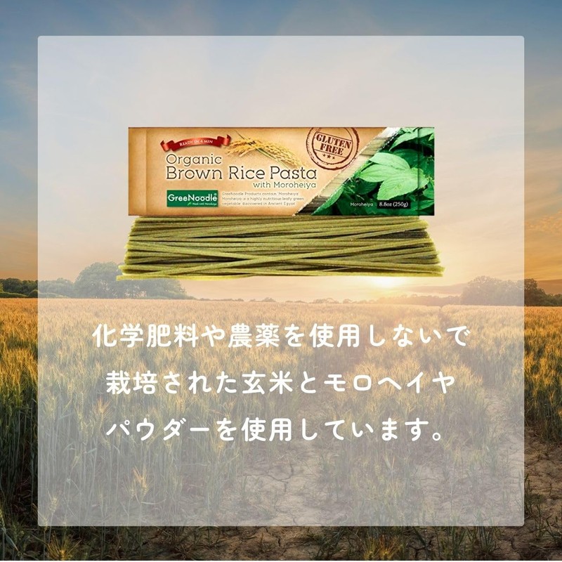 Alisun Organic Moroheiyalice Pasta, 8.5 oz (240 g), Gluten Free,