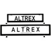 Altrex Number Plate Protectors - Ultimate Premium/european Comb Black Nolines