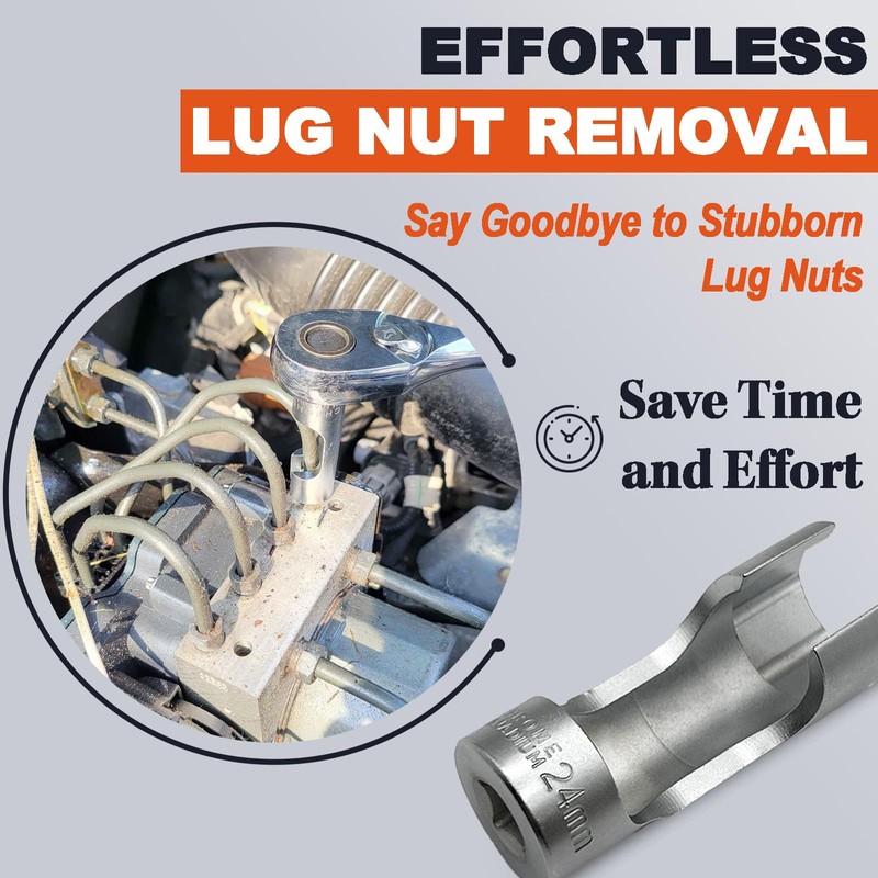 3/8" Dr. Avoid wire nut socket 24mm