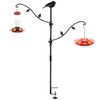 yosager Deck Bird Feeder Pole Bird Feeding Station Kit Porch