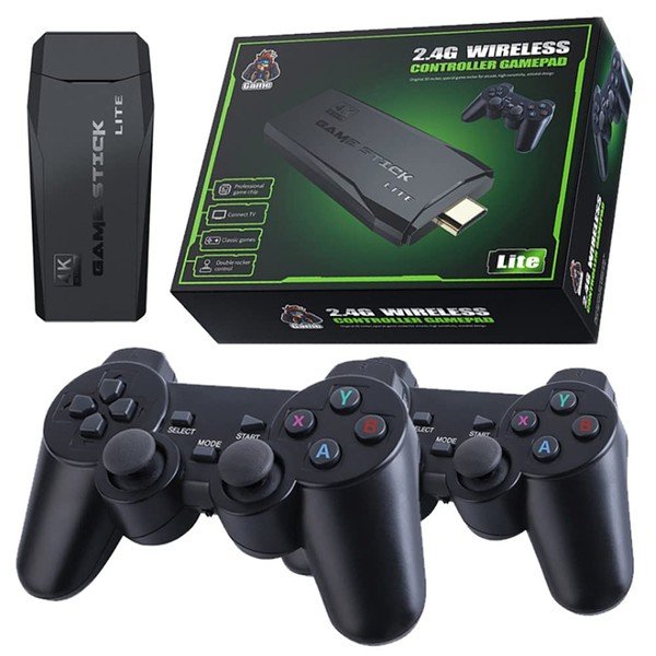 Rendaysa Mini Consola inalámbrica USB HD Game Stick TV Consola