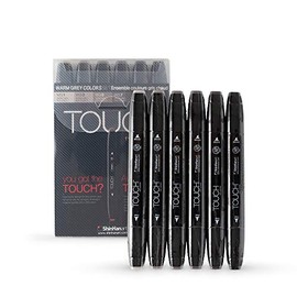 Shinhan Touch Twin Marker Set 6 Warm Grey