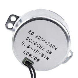 Synchronous Motor 230 V Synchronous Motor 230 V - 1 Piece 220 240 V AC Synchronous Motor Gear Motor 4 W CW CCW 1 Piece AC 220-240 V EL Motor Coil Does Not Burn In Overload (0.8-1 rpm) Synchronous