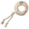 Petio Dog Toy Ethical Door Natural Wood and Rope Dental
