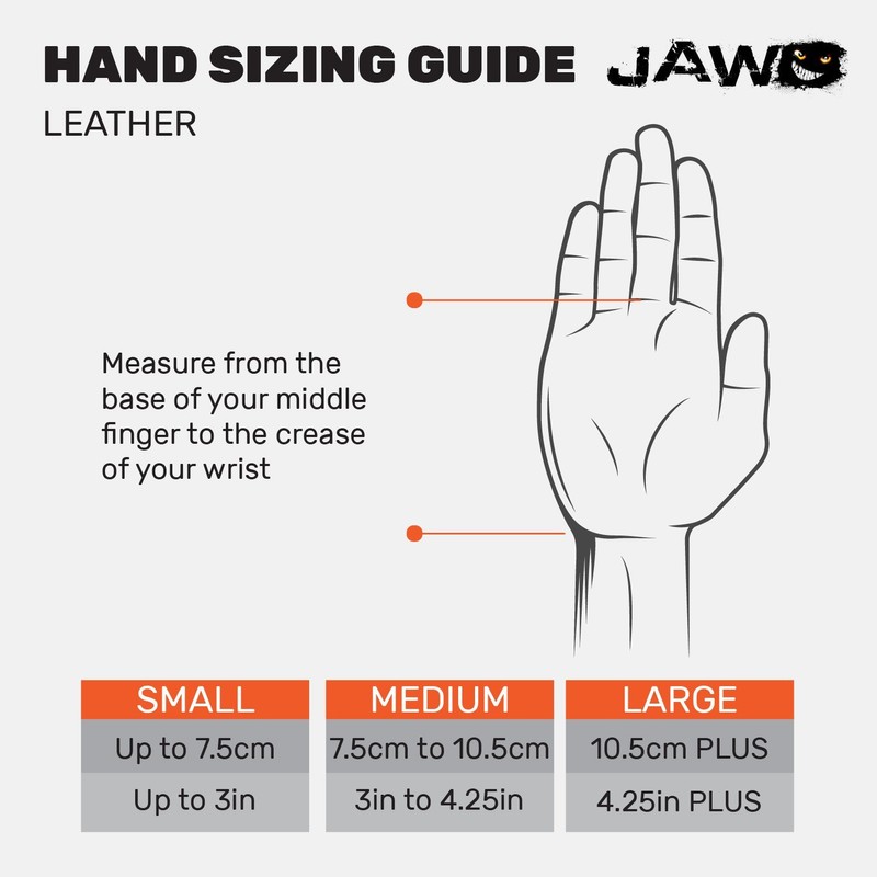 JAW Leather Pull-up Grips (Small)