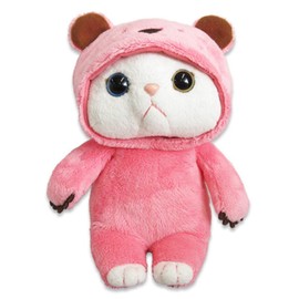 内藤デザイン研究所(Naitou Design) choo choo cat コスチューム M ピンクベア 猫 ぬいぐるみ 高さ約25㎝
