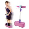 Outdoor Sports Jumping Stilts Toy with Lighting Sound Interactive Game