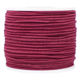 CleverDelights 2mm (1/16") Elastic Cord - Plum - 30 Feet