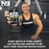 NutraBio NutraBio Creatine Monohydrate, Unflavored, 500g and Whey Protein Isolate,