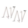 4 Pcs Furniture Cupboard Rotatable Folding Lid Support Hinges Close