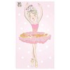 damaloo Large Ballerina Children's Beach Towel – Bath Towel for
