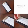 Payment Board Ticket Holder Clip Type Binder PU Leather Ticket