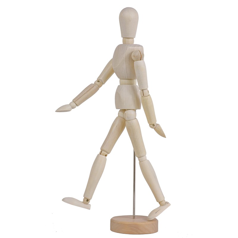 TOUROCMONT Mannequin Mannequin 30 cm High Drawing Doll for Painting