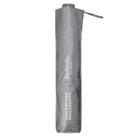 MACKINTOSH PHILOSOPHY 11055 11059 Barbella Sun Protection Folding Umbrella, Ultra Lightweight, Light Blocking, Heat Blocking, UV 21.7 inches (55 cm), Plain, deep silver