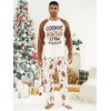 IFFEI Christmas Pajamas for Family Matching PJ's Sets with Cookie