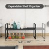 DPZM 16.5-27’’L Stackable Kitchen Cabinet Organizer, Adjustable Metal Counter Shelf,