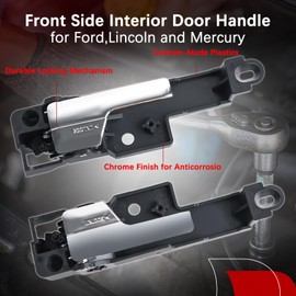 FAERSI - Manija interior para puerta delantera del conductor y del pasajero de repuesto para Ford Fusion 07-11 Lincoln MKZ & Mercury Milan 06 Zephyr 6E5Z5422601A, 6E5Z1A, 6E5Z5422601A, lado del