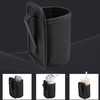 Motorcycle Water Cup Holder Black Drainage Holes Plug in Fixed
