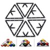 Ginyia Billiard Rack, 6 Pieces/Set Billiard Ball Rack Billiard Rack