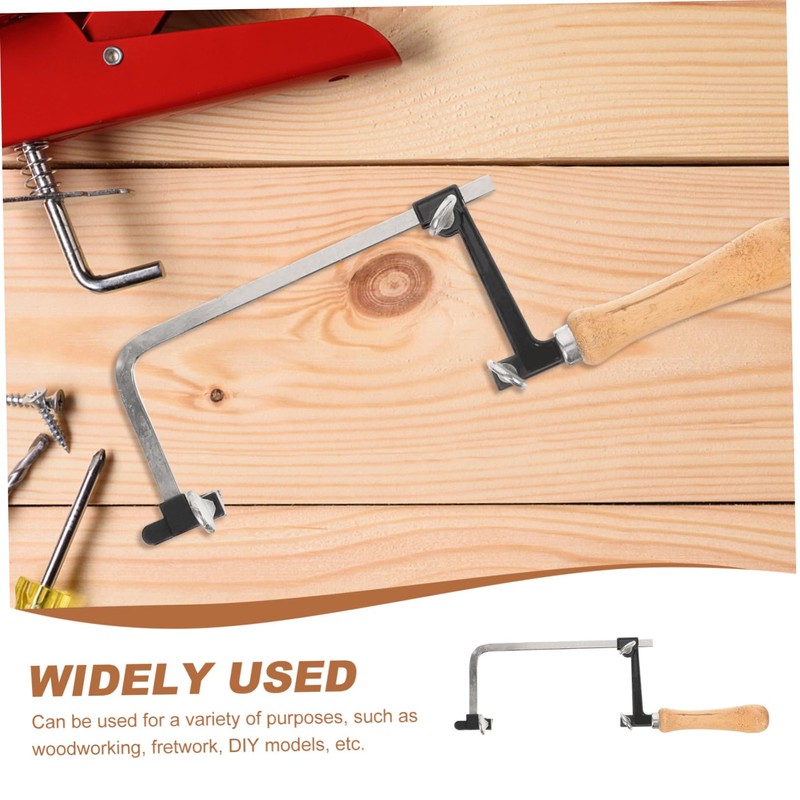 SHINEOFI Jewelry Processing Bow Saw U Shaped Hacksaw for DIY