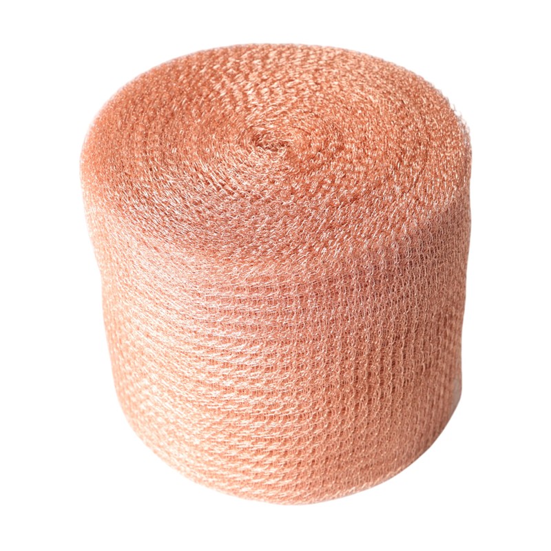 5" x 100 Feet Copper Mesh, Double Layer Mesh Fill