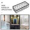 PACKOVE Black Wire Basket Metal Wire Basket Wire Shower Basket