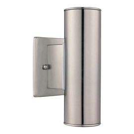 Eglo 84002A Riga, Stainless Steel, 2-Light Wall Light Fixture