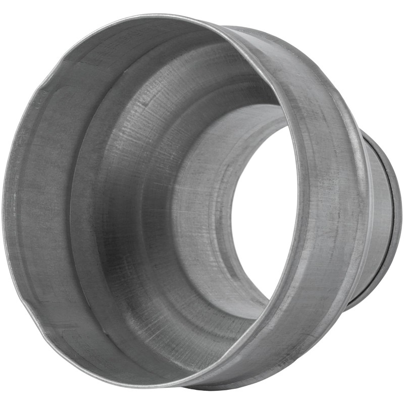 5" to 3" Inch Galvanized Steel Round Duct Reducer -