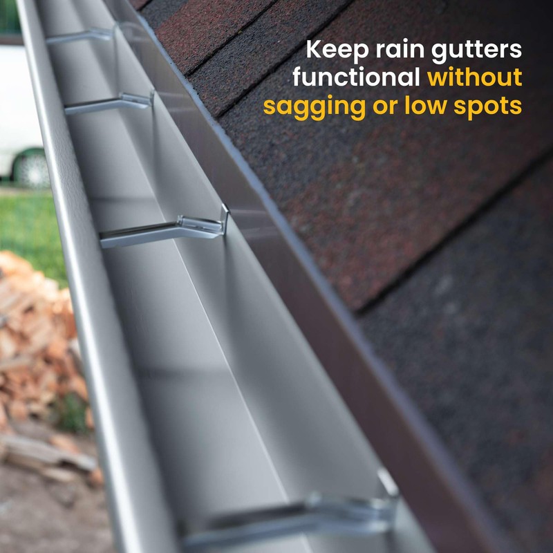 Bulder Quick-Screw 6" Gutter Hangers - Heavy Duty Hidden Gutter