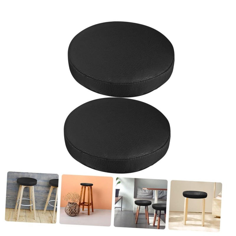 iplusmile Elastic Round Stool Seat Covers 2pcs Chair Covers Waterproof