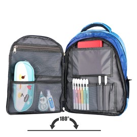 SARHLIO Boy's School Backpack, 15" LightWeight Water-Resistant Children Backpack for Primary School, Fit for Age from 4 to10 Years(BPK15C)