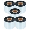 vhbw 5 x Thermal Transfer Tape Compatible with TSC TTP-384M,