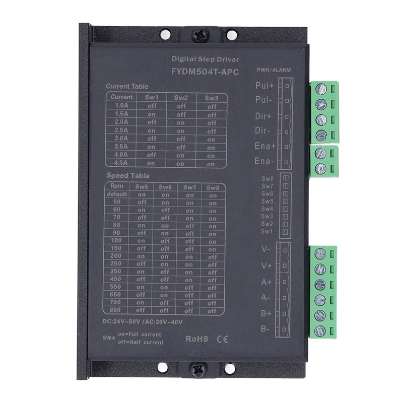 CNC Stepper Motor Driver Adjustable Digital Stepper Controller for 56mm