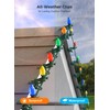 C7 C9 Christmas Lights Spring Clips, 100 Count Holiday Lights