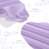 2 Packs Light Purple Chiffon Table Runner 27x120 Inches Elegant