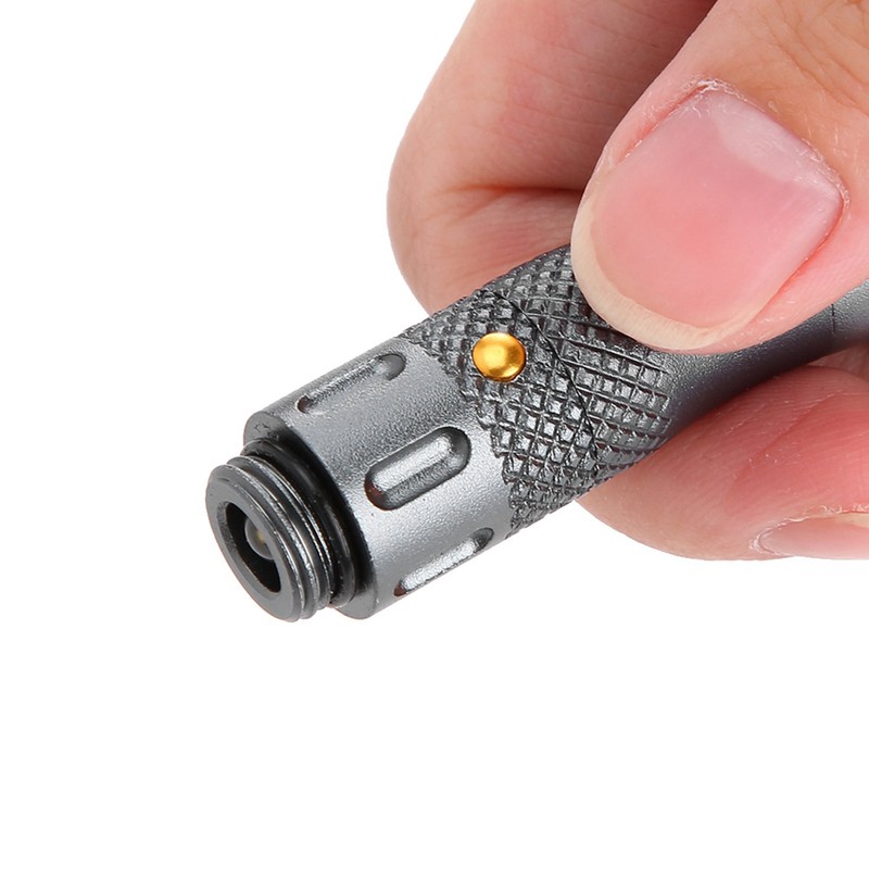 Rotatable Decompression Tactics Defense LED Glass Breaker Writing Survival Outdoor
