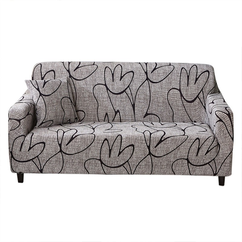 Non‑slip Elastic Printing Dustproof Slipcover Sofa Cover Cushion Cover (For