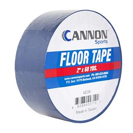 Cannon Sports Floor Marking Tape for Gymnastics, Grappling, Wrestling and Fitness Training (2 inch, Blue)