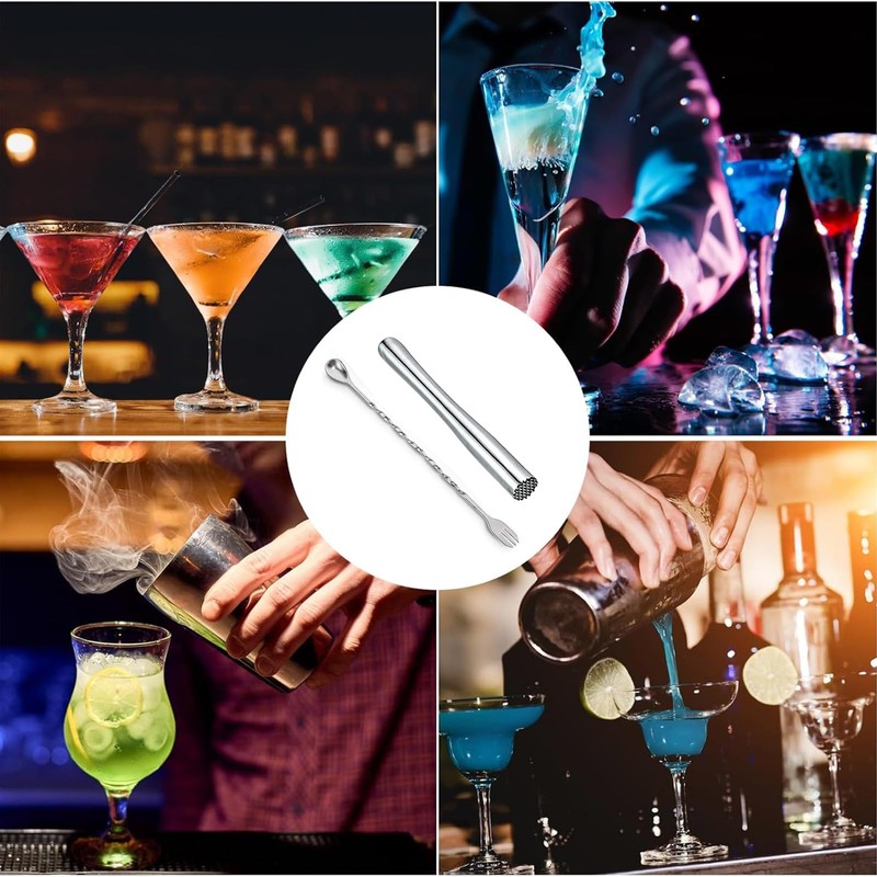 Stainless Steel Muddler Set,Stainless Steel Cocktail Muddler Ice Crusher Masher