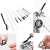 17pcs Multi-Purpose Spray Gun Cleaning Kit,Nylon Brushes Paint Gun Cleaning